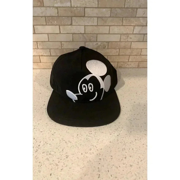 Mickey Mouse Baseball Cap for Adults by Deborah Salles BLACK AND WHITE B26 - Picture 1 of 7